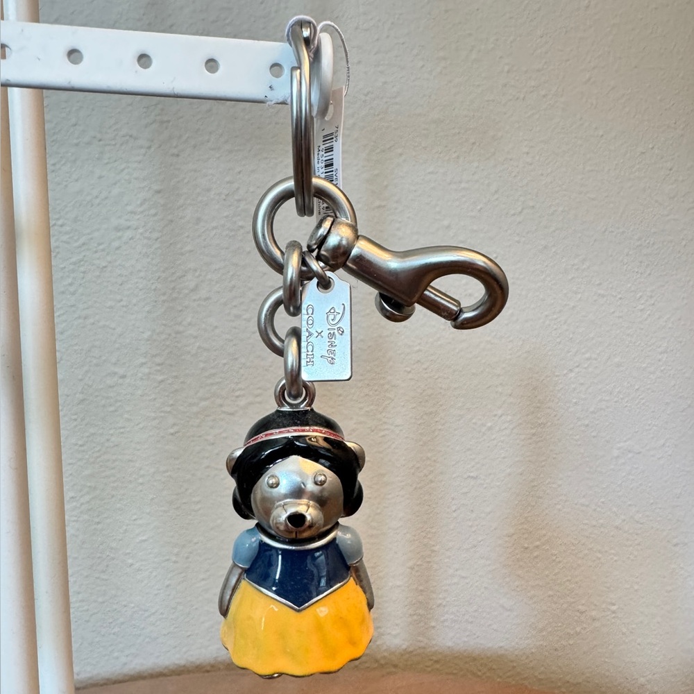Disney x COACH Bear Keychain - Snow White